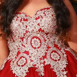 Very lovely dress, my daughter wear  it once